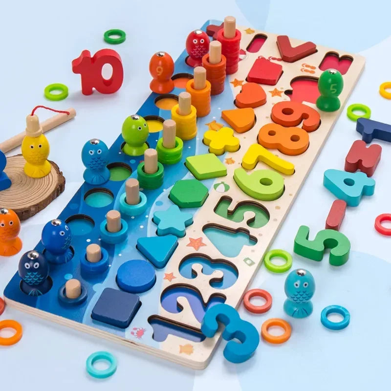 Montessori Math Wooden Puzzle